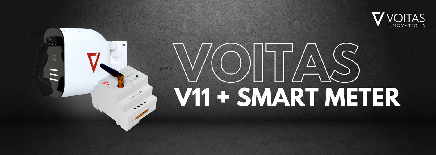Laden Sie Ihr Elektroauto mit Solarenergie mit dem VOITAS V11 und VOITAS Smart Meter